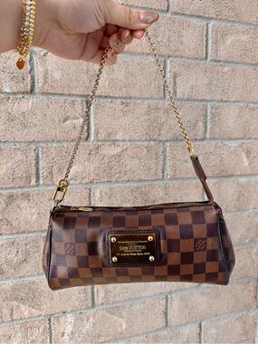 Louis Vuitton Damier Ebene Eva Pochette Bag